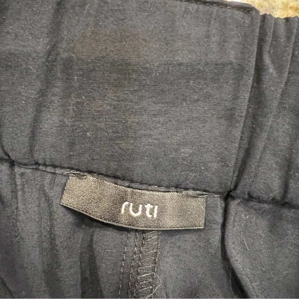 Like New Ruti Light Poplin Utility Skirt Black Maxi Lightweight A-line Small